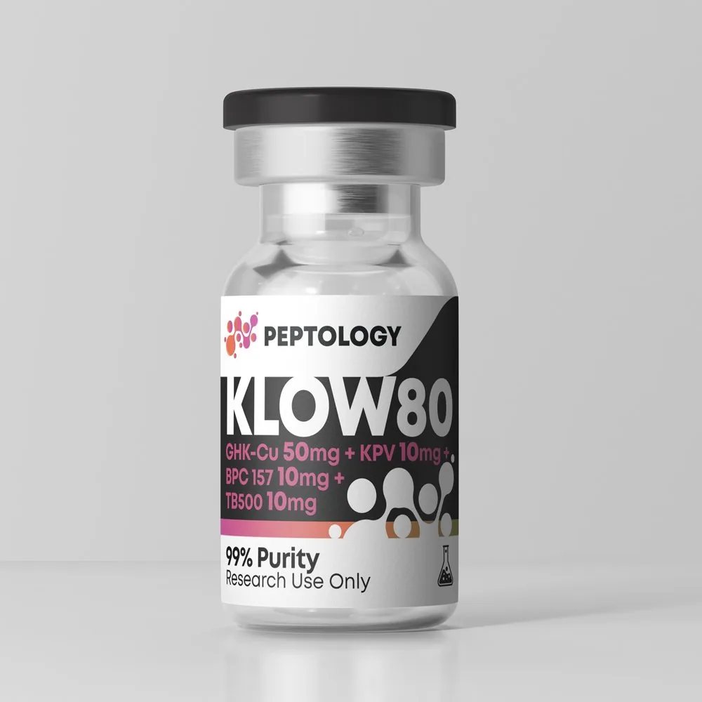 KLOW80 – Complex de GHK-Cu, TB-500, BPC-157 și KPV (80 mg)